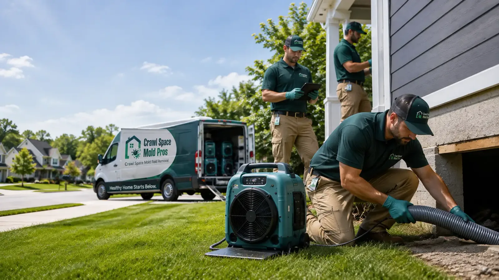 Crawl Space Mold Removal in Eastvale, CA